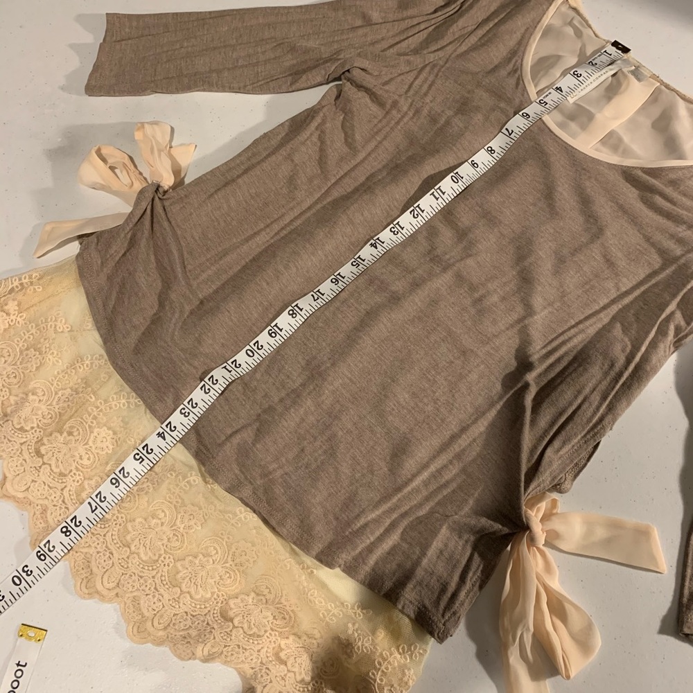 LC Lauren Conrad layered shirt. Size large